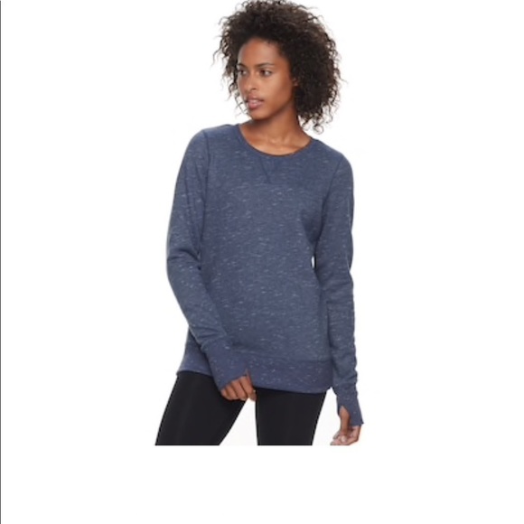 Tek Gear navy crewneck small NWT Sweatshirt - Picture 1 of 6